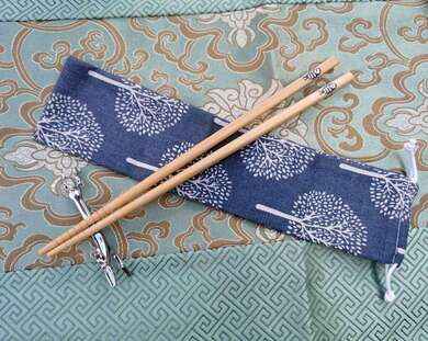 Japonské dřevěné lakované jídelní hůlky 