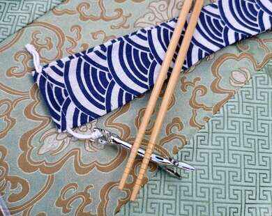 Japonské dřevěné lakované jídelní hůlky 