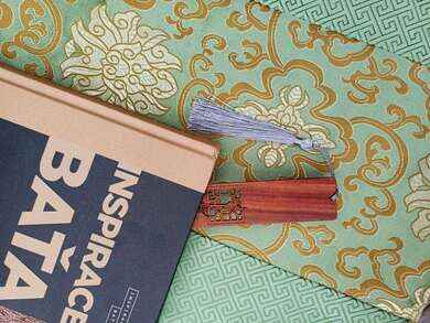 Čínská Redwoodová záložka s hedvábným střapcem 